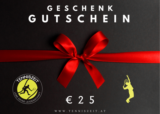 Tenniszeit - Geschenkgutschein