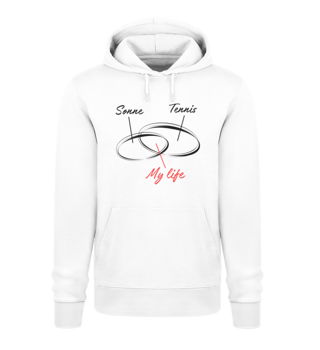 Sonne- Tennis- My life - Unisex Organic Hoodie