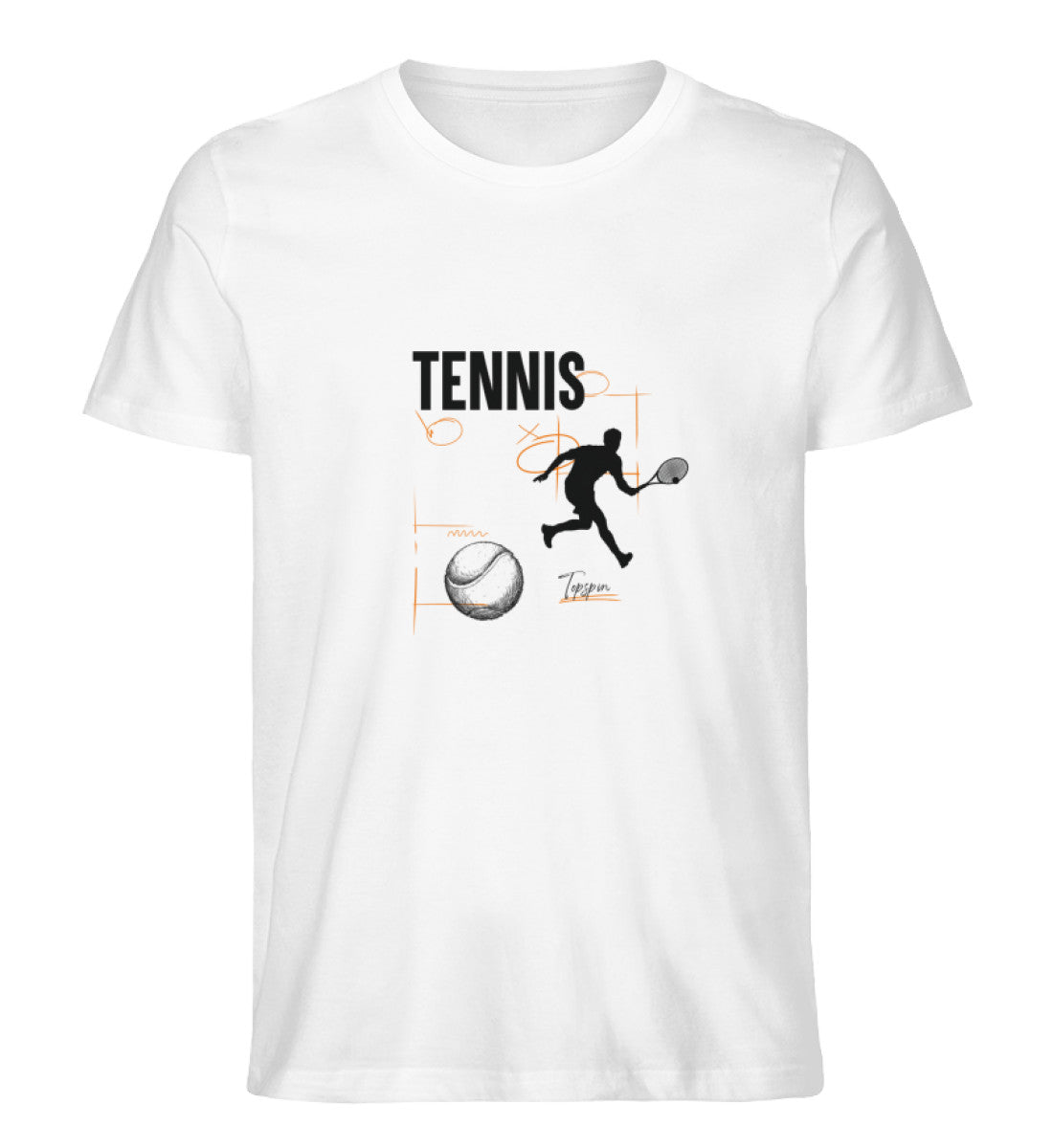 Tennis Topspin - Herren Premium Organic Shirt