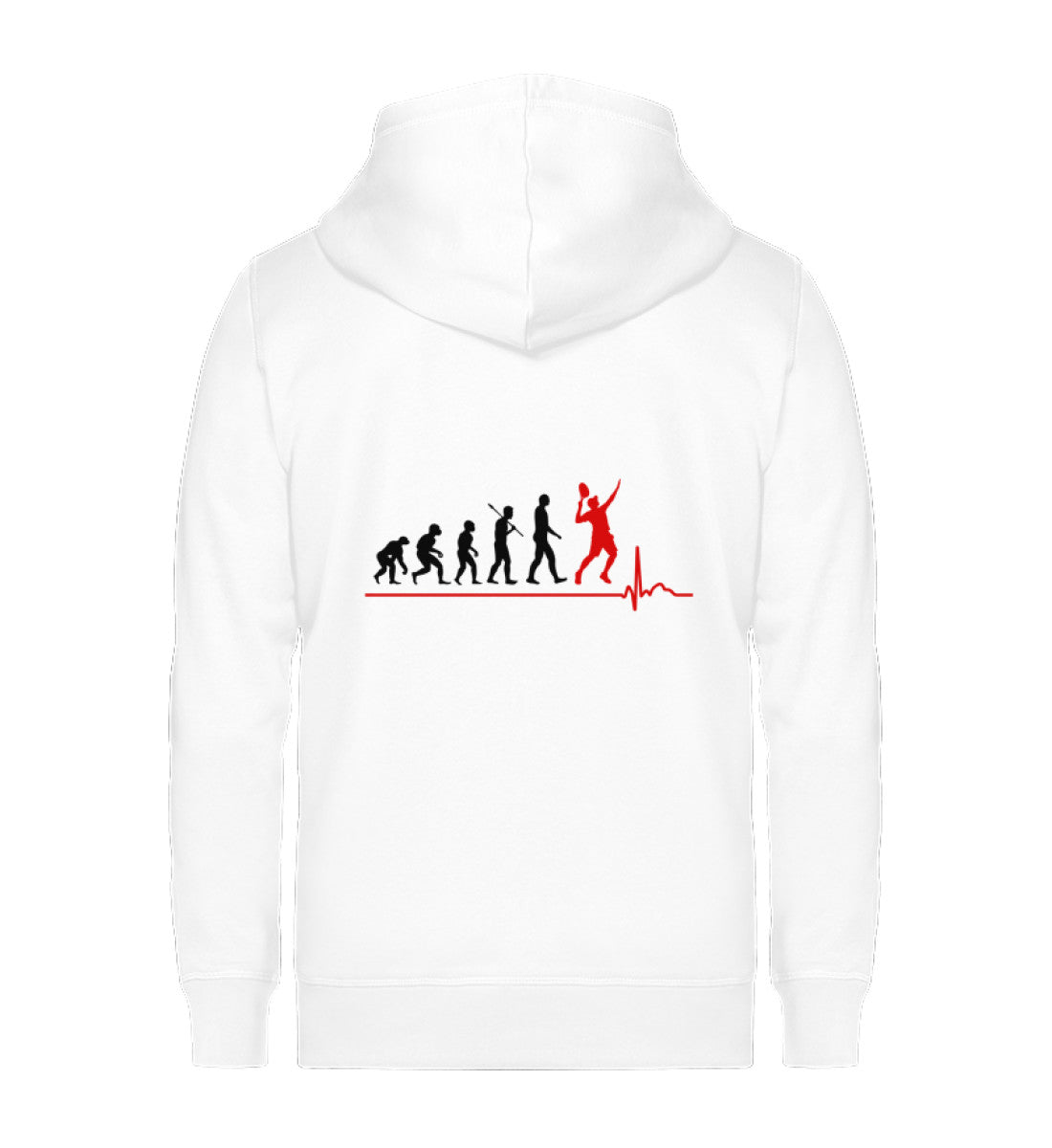 Evolution - Unisex Organic Sweatjacke (Rückendruck)