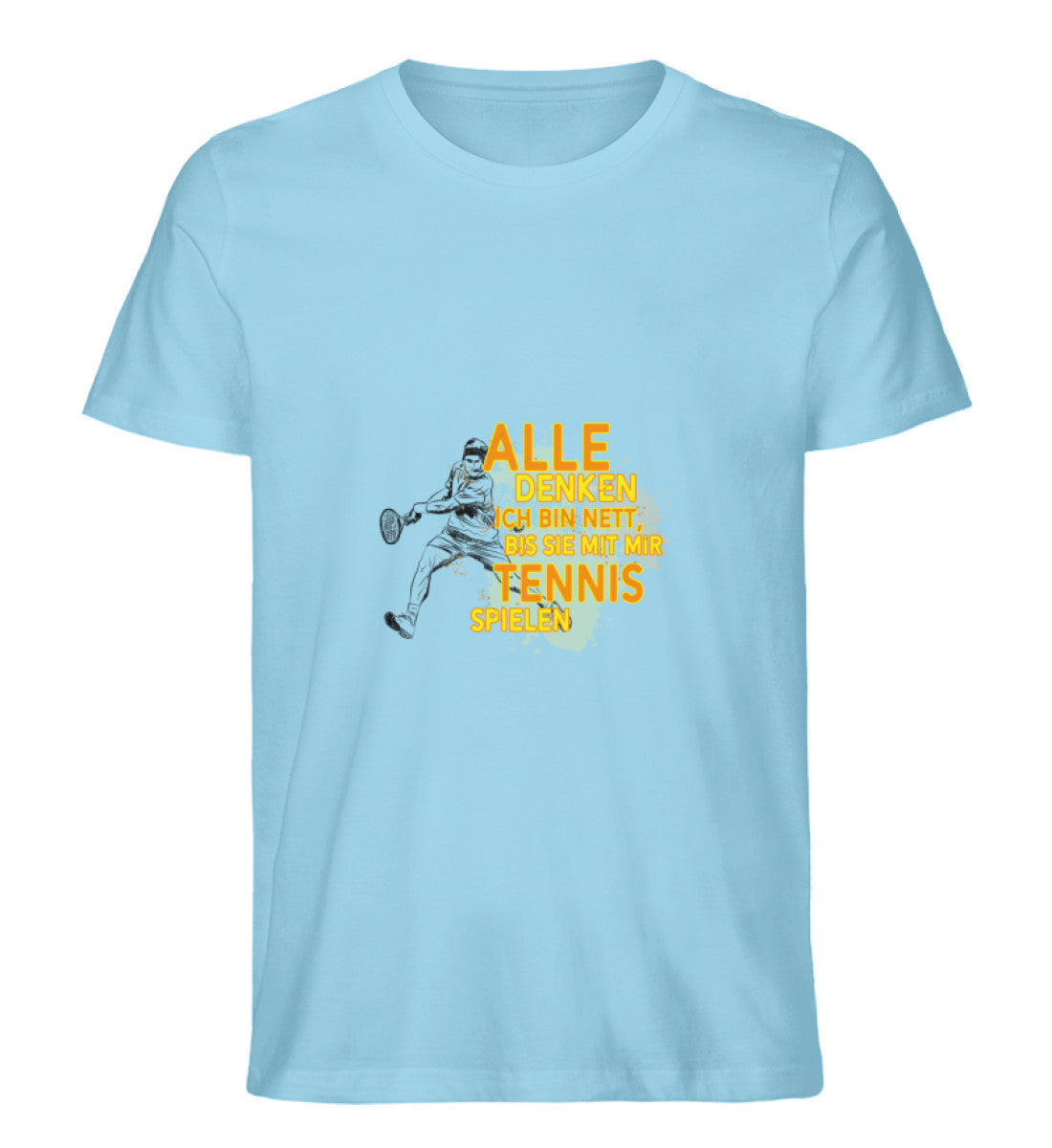 Alle denken ich bin nett - Herren Premium Organic Shirt