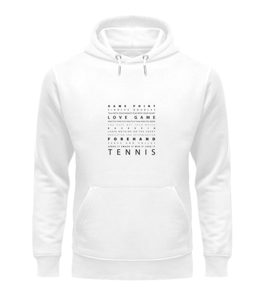 Schriftzug Tennis  - Unisex Organic Hoodie