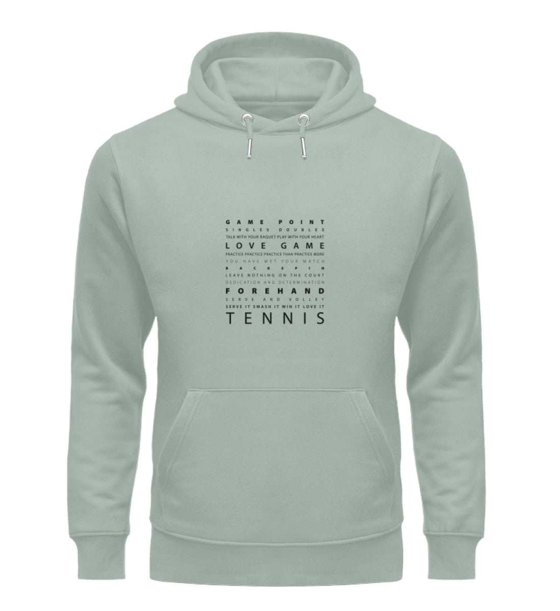 Schriftzug Tennis  - Unisex Organic Hoodie