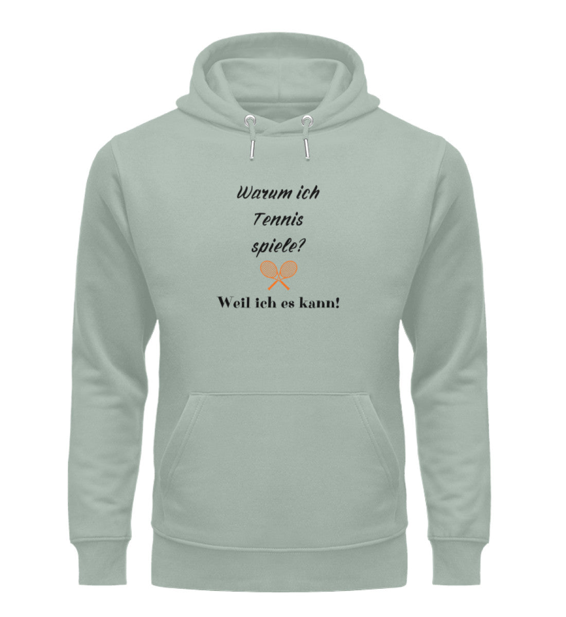 Warum ich Tennis spiele - Unisex Organic Hoodie