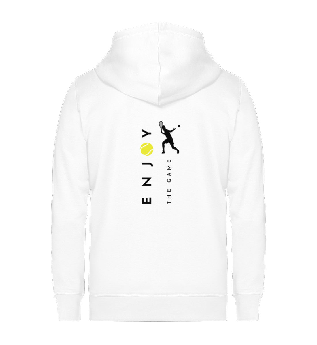 Enjoy the game - Unisex Sweatjacke (Rückendruck)