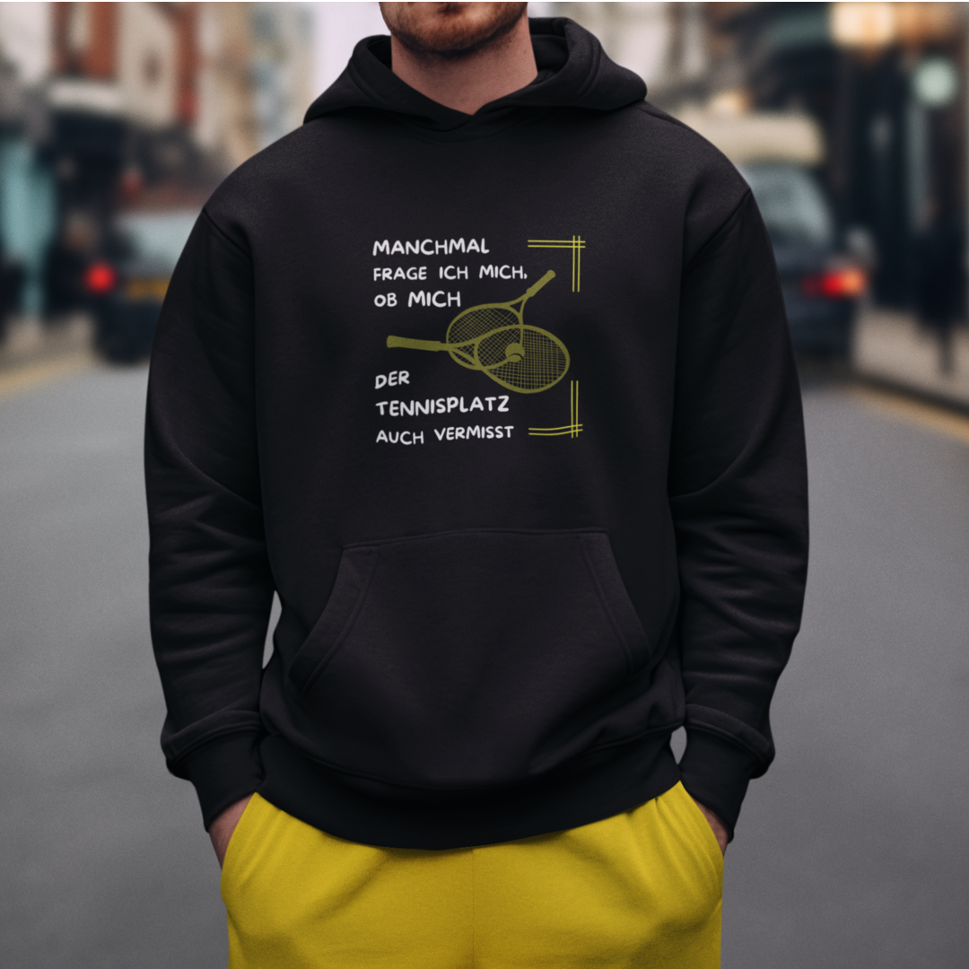 Tennisplatz vermisst - Unisex Organic Hoodie