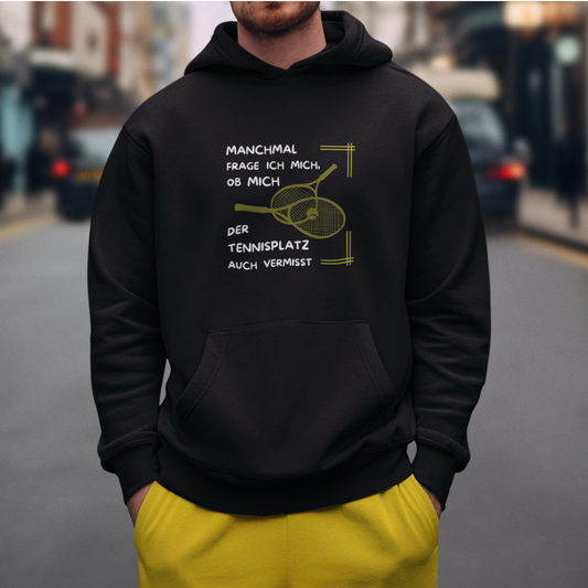 Tennisplatz vermisst  - Unisex Organic Hoodie