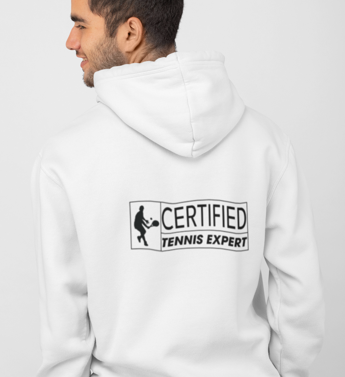 Certified Tennis Expert - Unisex Sweatjacke (Rückendruck)