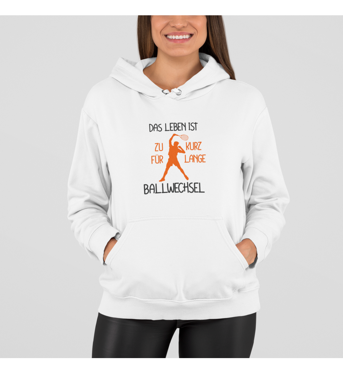 Das Leben ist zu kurz - Unisex Organic Hoodie