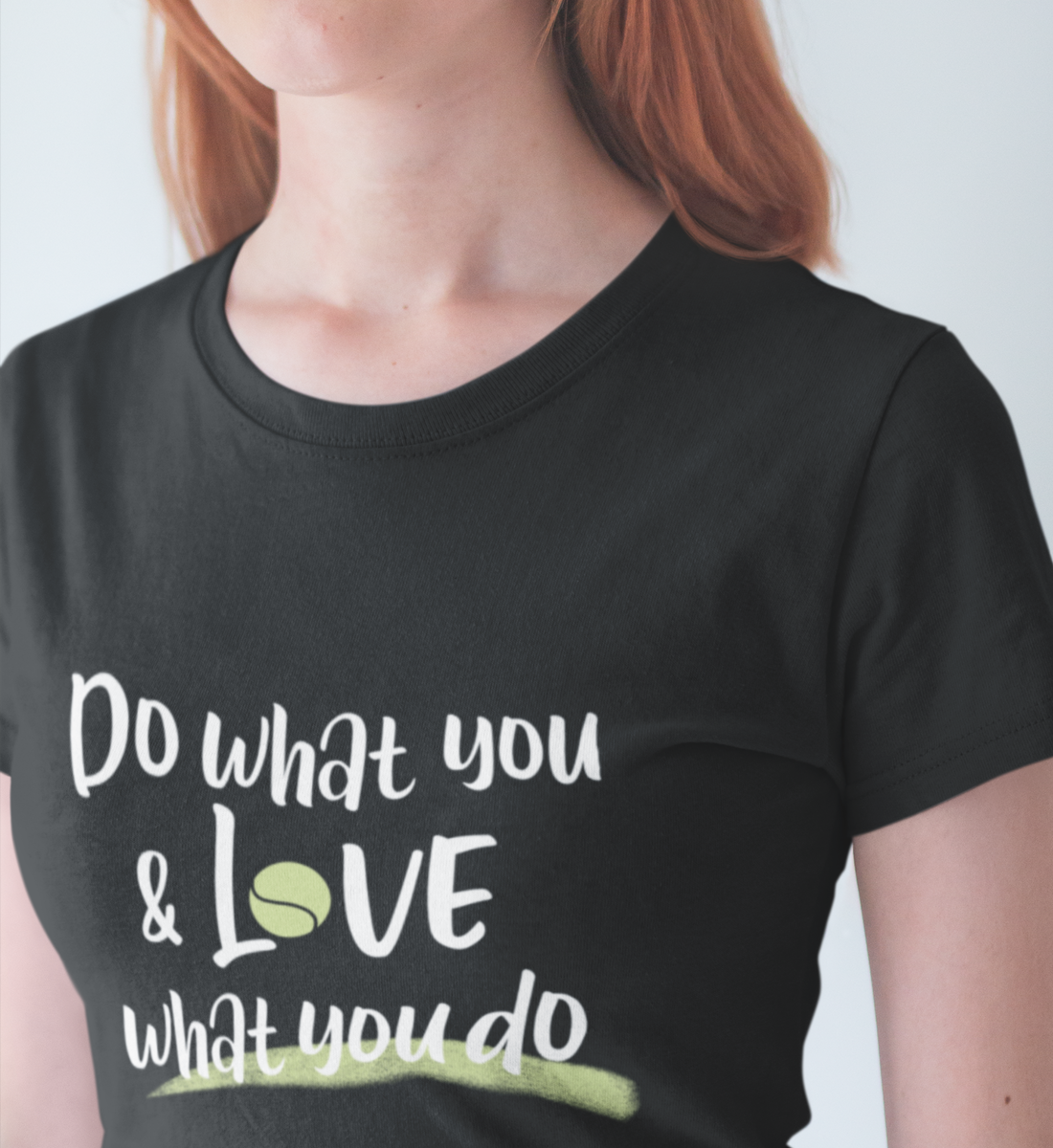 Do what you love - Damen Premium Organic Shirt