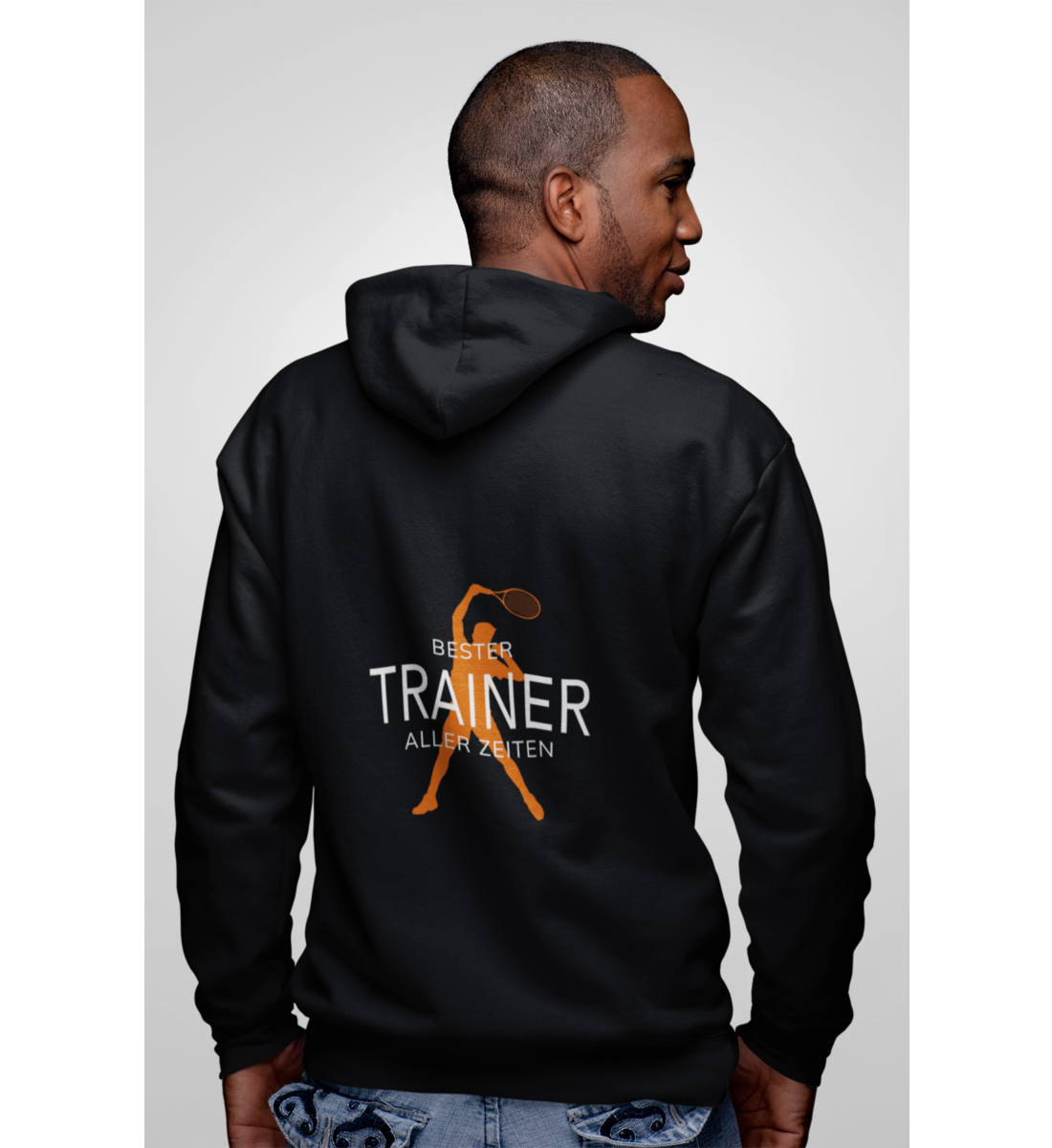 Bester Trainer - Unisex Sweatjacke (Rückendruck)