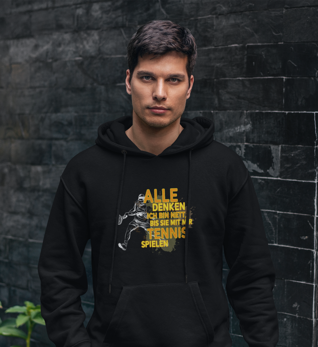 Alle denken ich bin nett - Unisex Organic Hoodie