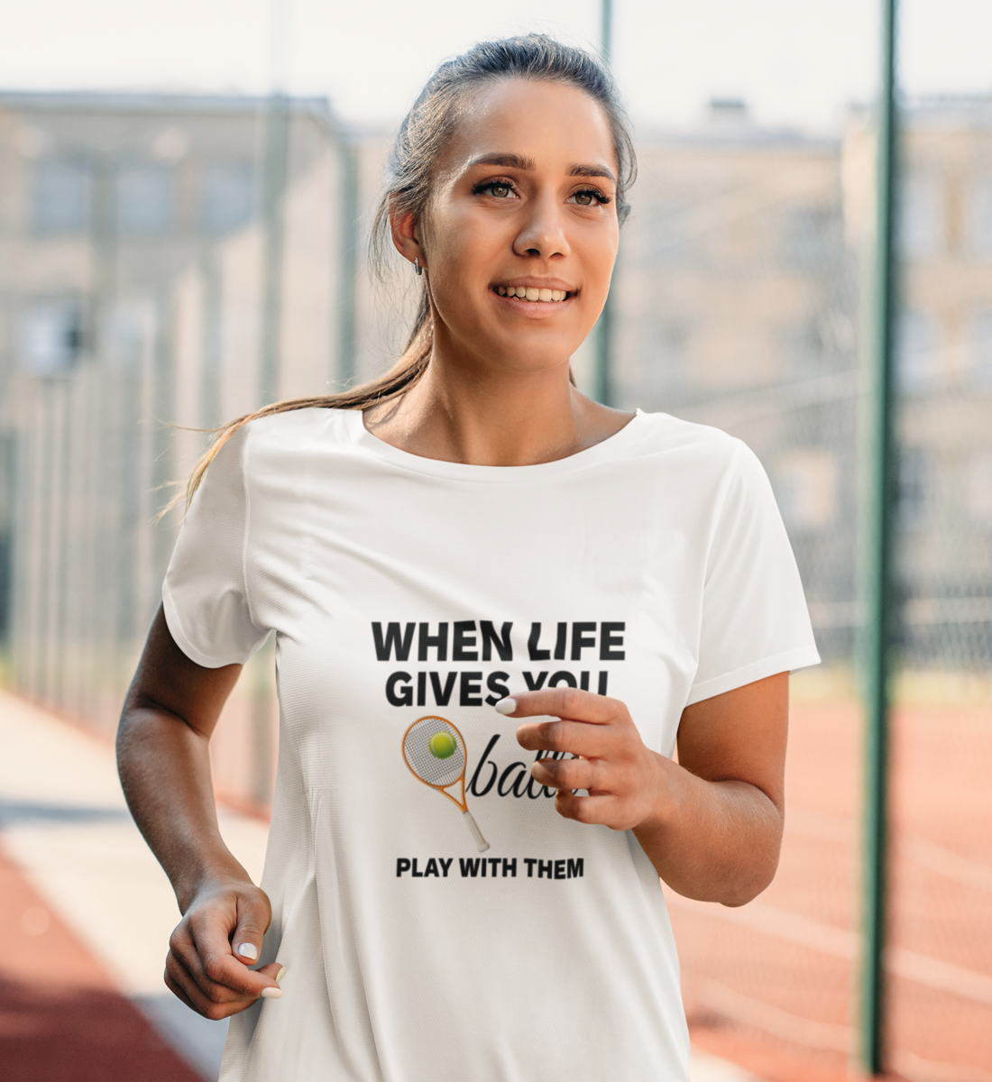 When life gives you balls - Damen Premium Organic Shirt