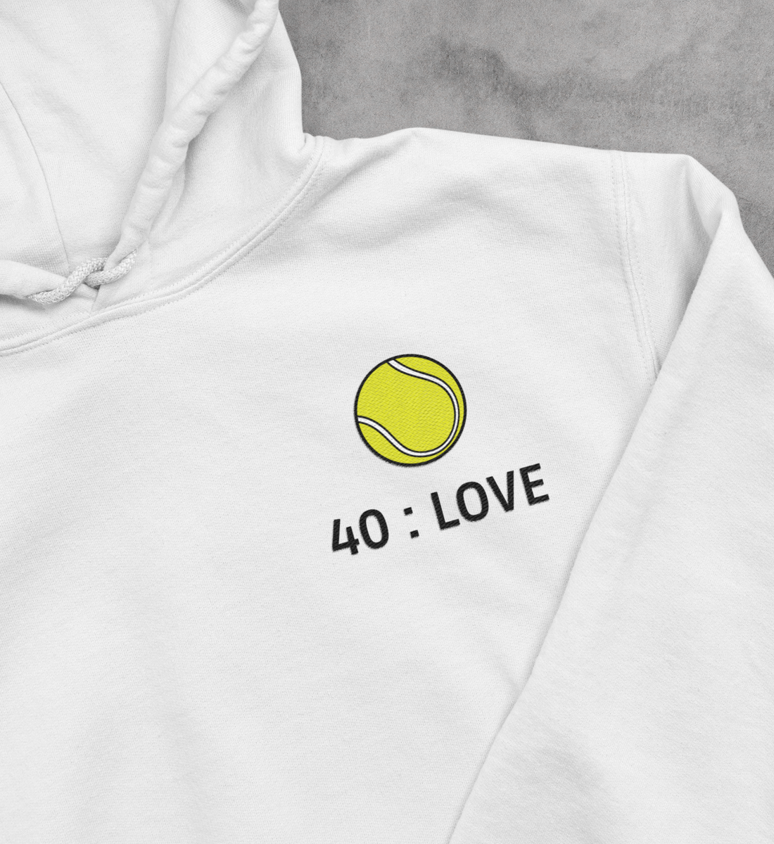 40 : Love - Unisex Organic Hoodie