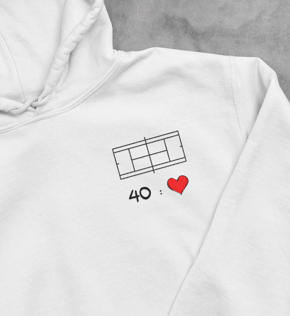 40 Love - Unisex Organic Hoodie