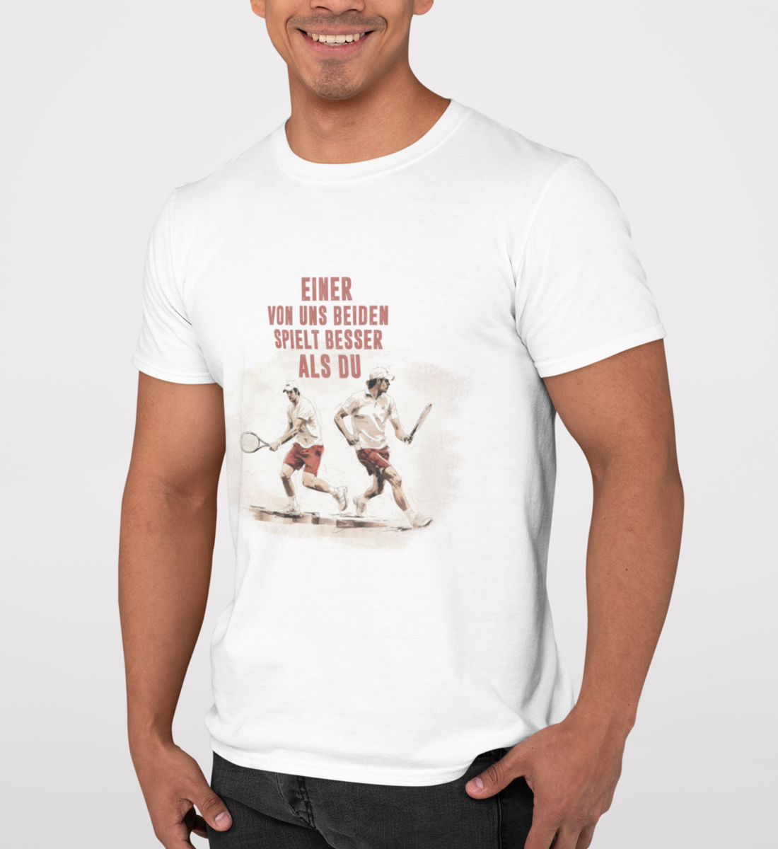 Einer von uns beiden - Herren Premium Organic Shirt