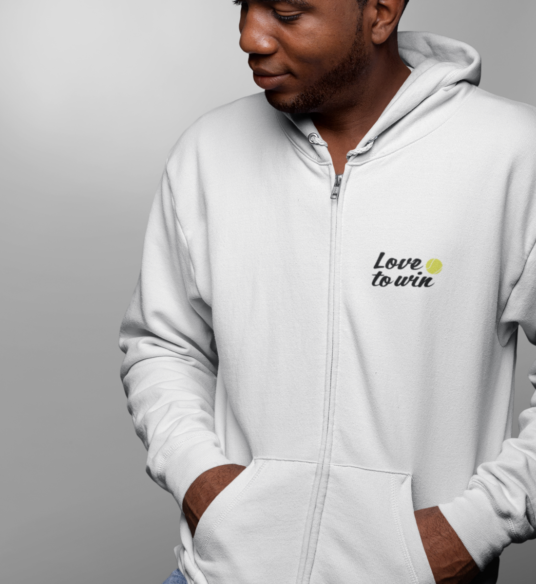 Love to win - Unisex Sweatjacke