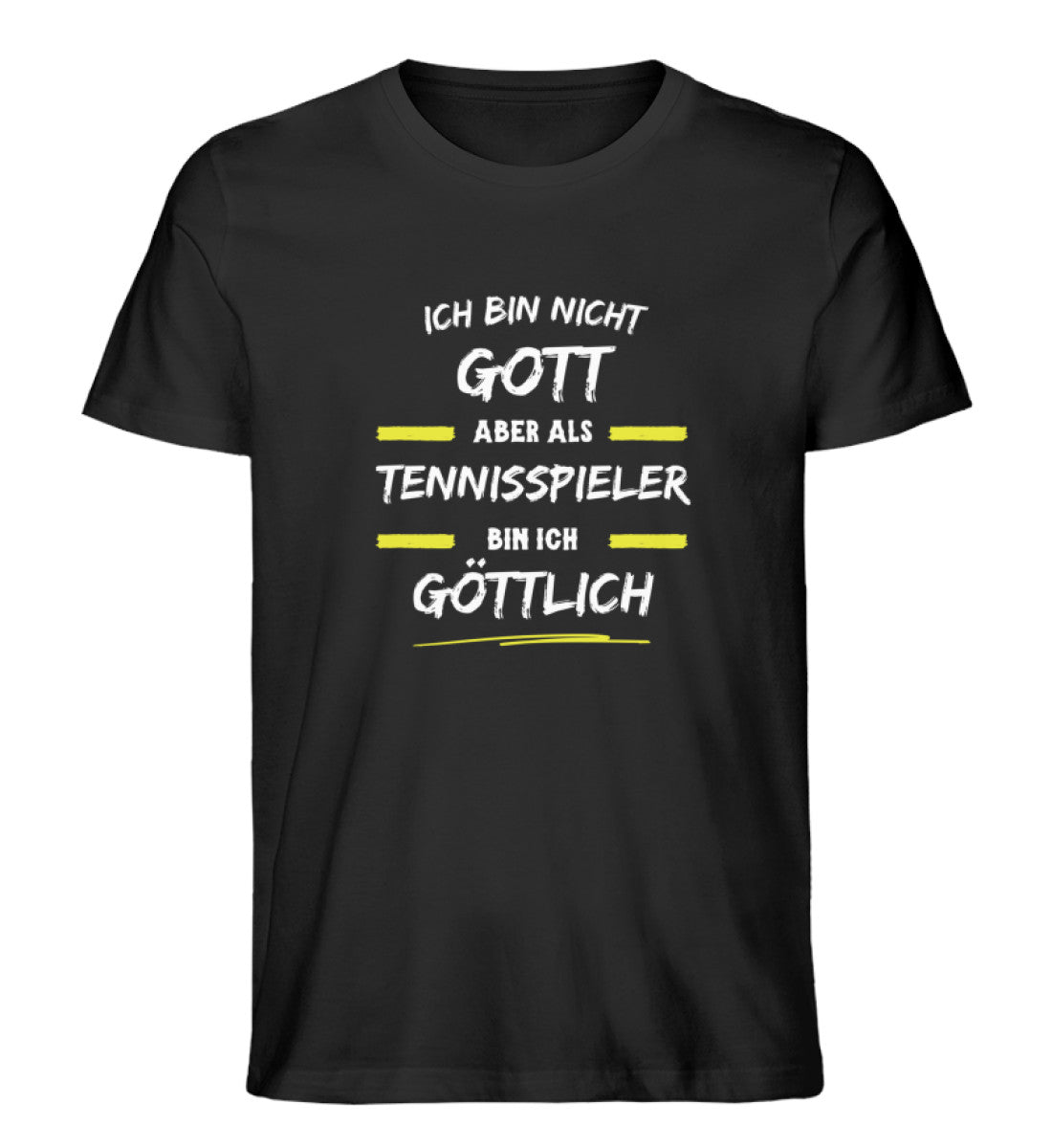 Ich bin nicht Gott - Herren Premium Organic Shirt