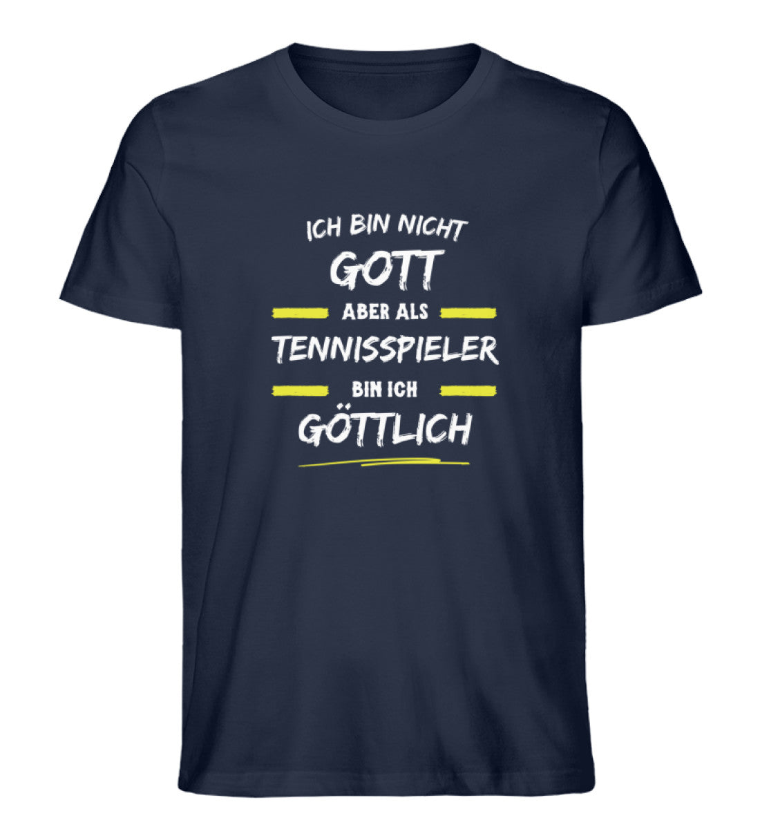 Ich bin nicht Gott - Herren Premium Organic Shirt