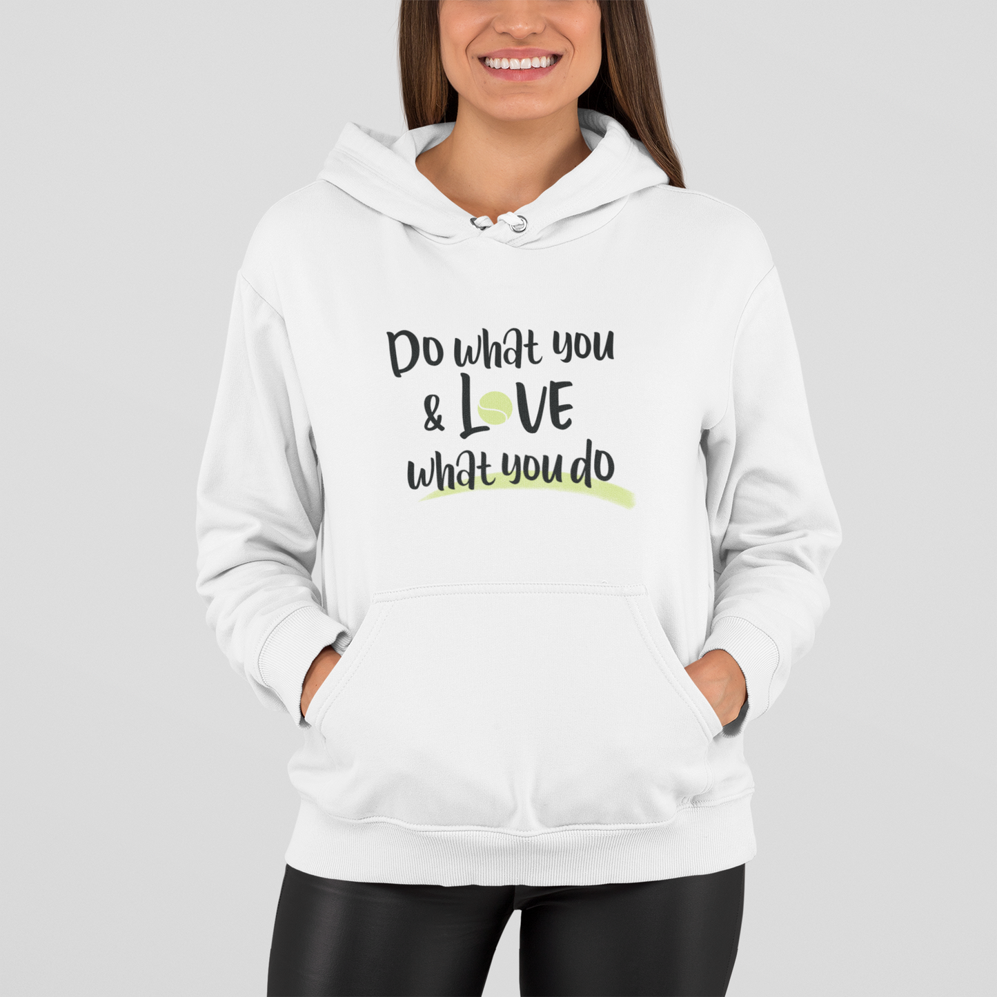 Do what you love - Unisex Organic Hoodie