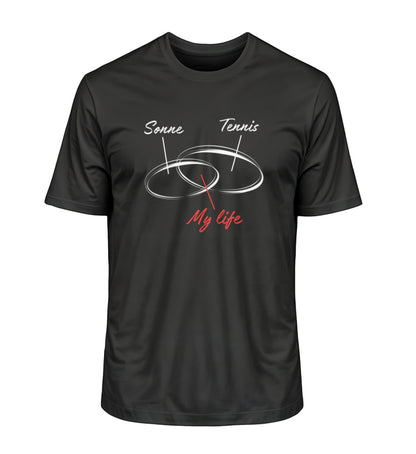 Sonne- Tennis- My life  - Herren Premium Organic Shirt