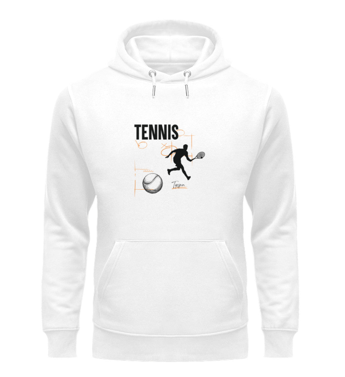 Tennis Topspin  - Unisex Organic Hoodie