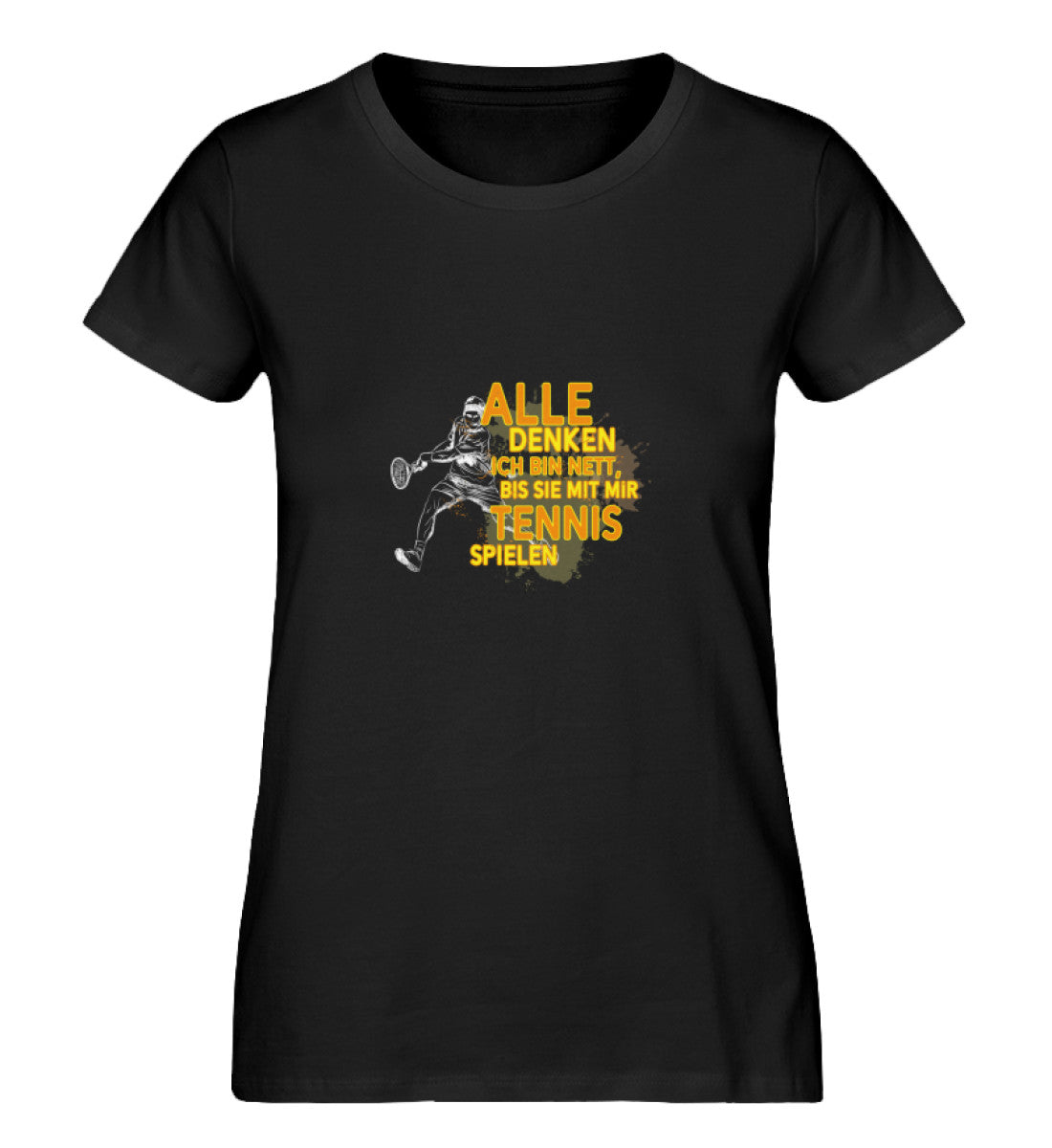 Alle denken ich bin nett  - Damen Premium Organic Shirt