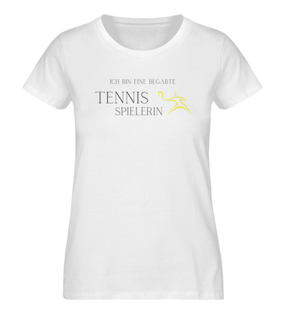 Begabte Tennisspielerin  - Damen Premium Organic Shirt