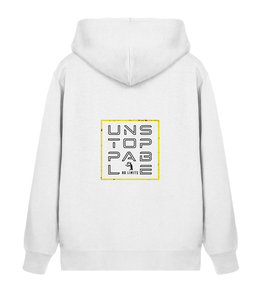 Unstoppable  - Unisex Organic Sweatjacke (Backprint)