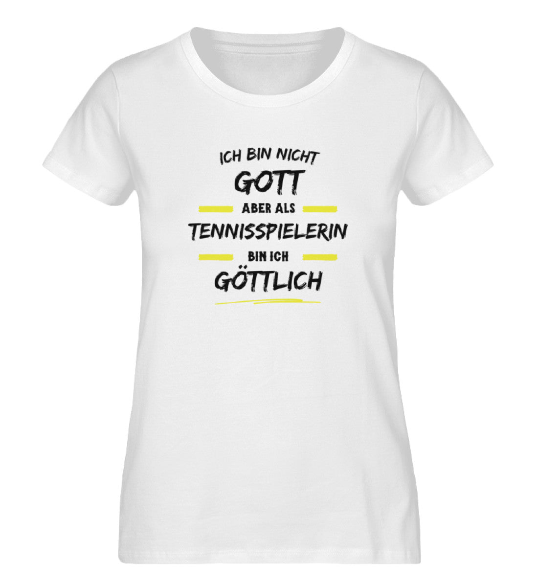 Ich bin nicht Gott  - Damen Premium Organic Shirt