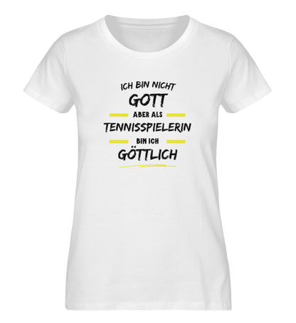 Ich bin nicht Gott  - Damen Premium Organic Shirt