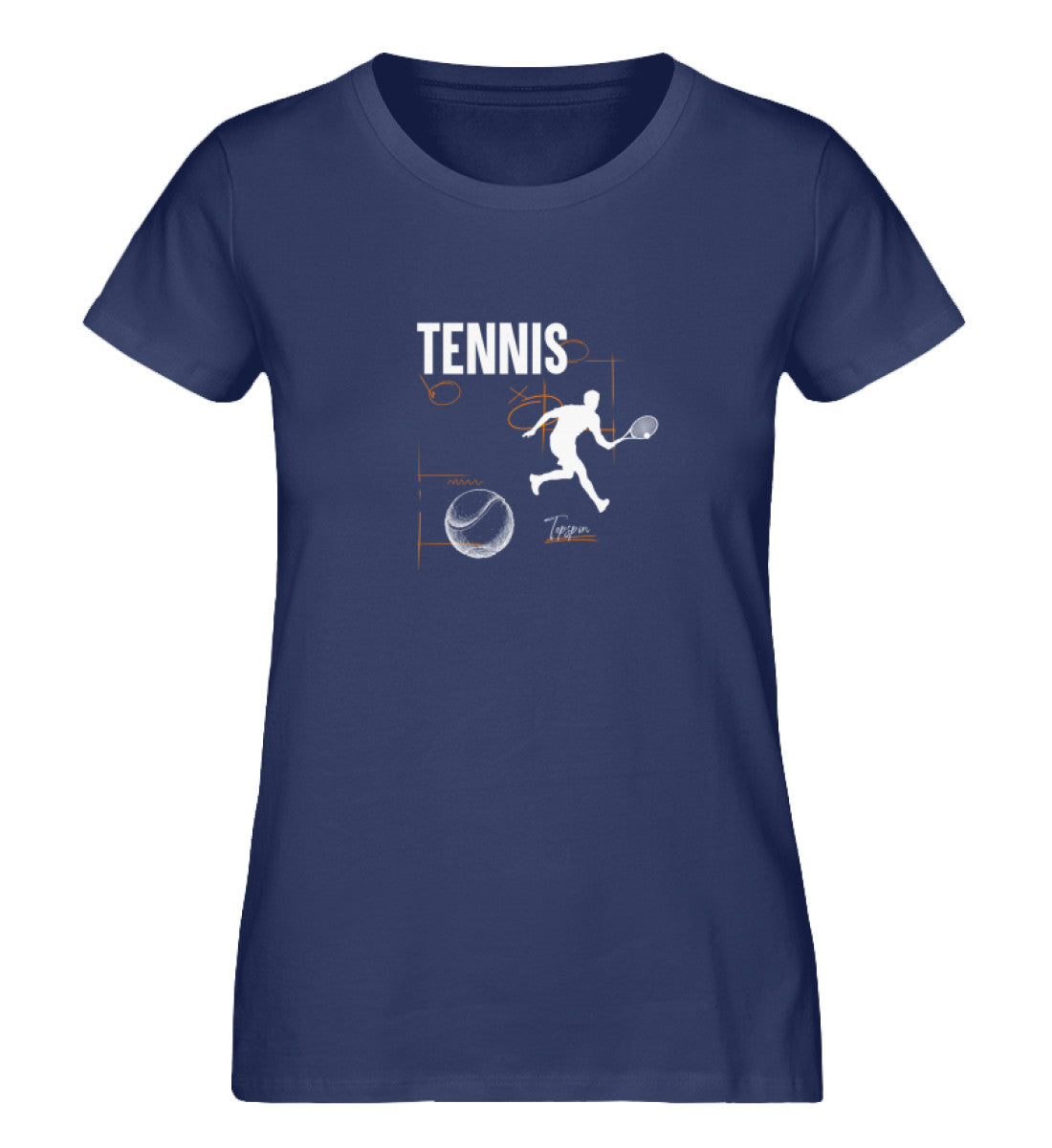 Tennis Topspin  - Damen Premium Organic Shirt