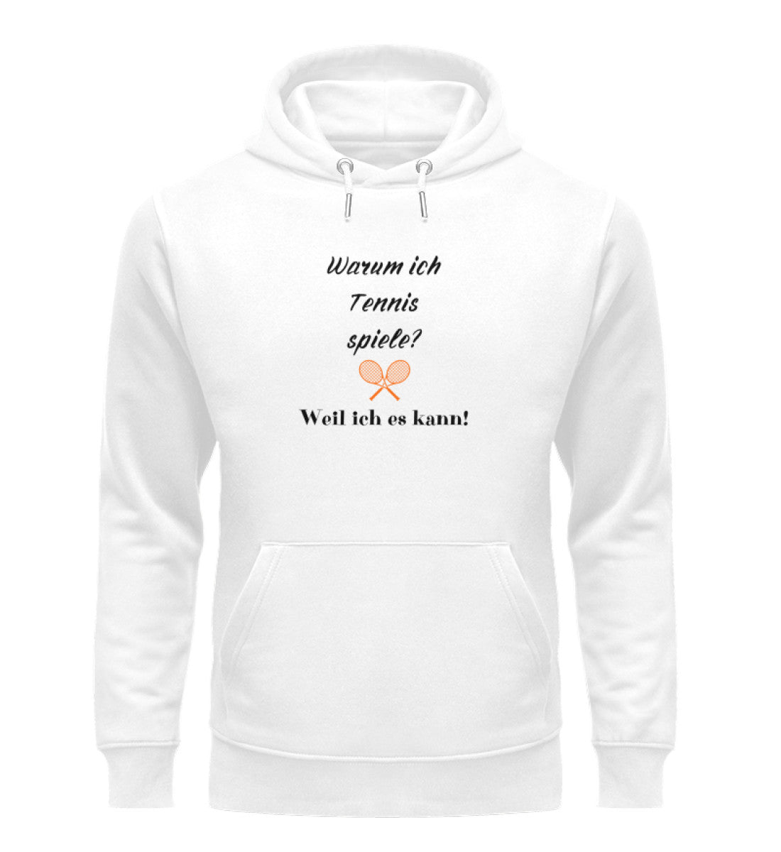 Warum ich Tennis spiele  - Unisex Organic Hoodie