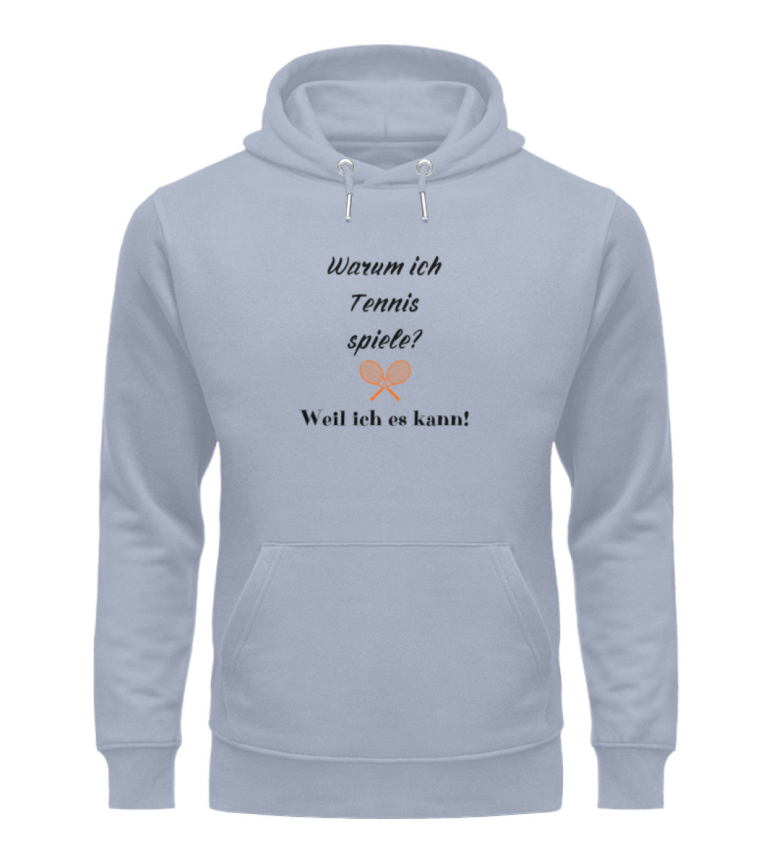 Warum ich Tennis spiele  - Unisex Organic Hoodie