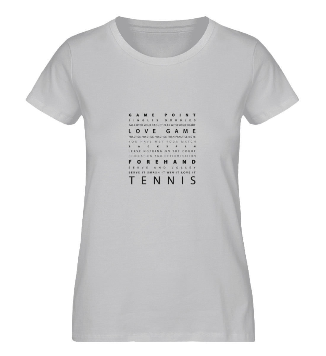 Schriftzug Tennis  - Damen Premium Organic Shirt