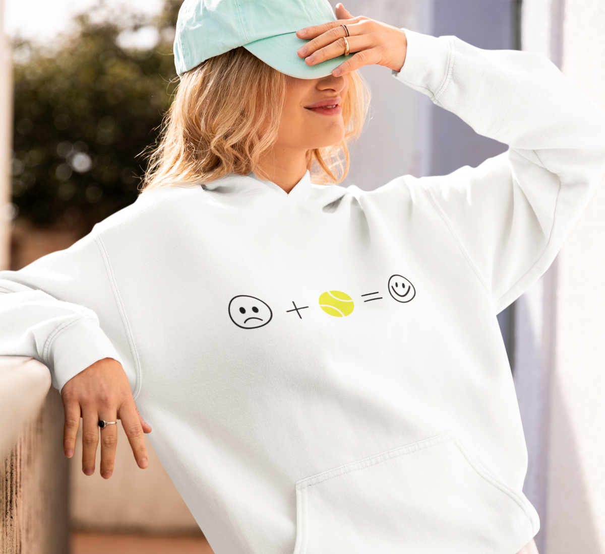 Smiley  - Unisex Organic Hoodie