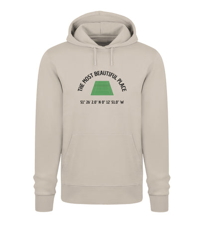 Most beautiful place  - Unisex Organic Hoodie