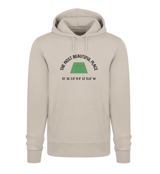 Most beautiful place  - Unisex Organic Hoodie