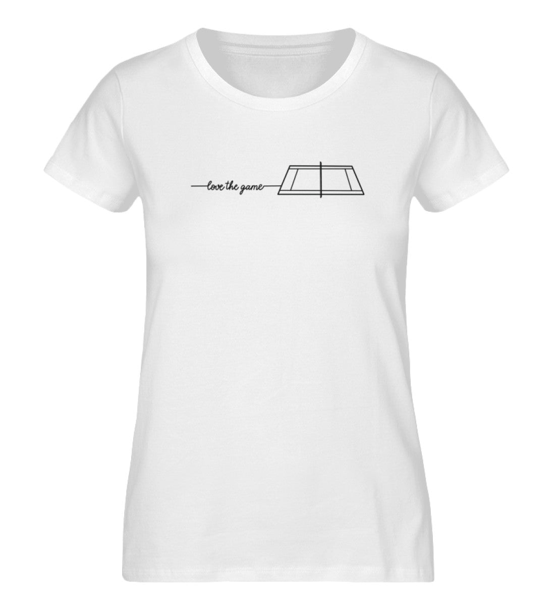 Love the game - Damen Premium Organic Shirt