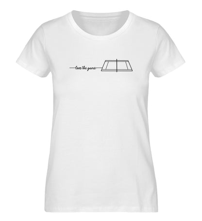 Love the game - Damen Premium Organic Shirt